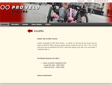 Tablet Screenshot of pro-velo-riviera.ch